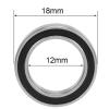 Rc Bearings for 6701-2RS 10PCS 12X18X4 Mm Miniature Double Rubber Sealed Deep Groove Ball Bearings Remote Control Car Replacement Parts view 2