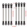 Adjustable Pull Rod For SCX10 275WB D90 TF2 1/10 8Pcs Stainless Steel 275mm Wheelbase Links Set With M4 Rod Ends RC Car Parts And Accessories Upgrades Replacement view 2