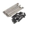 Adjustable Pull Rod For SCX10 275WB D90 TF2 1/10 8Pcs Stainless Steel 275mm Wheelbase Links Set With M4 Rod Ends RC Car Parts And Accessories Upgrades Replacement view 4