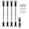 Adjustable Pull Rod For Arrma For Outcast 1/7 1/8 5pcs Steel Turnbuckles Camber Links Toe Links Set Linkage Rc Car Upgrade Parts Accessories Replacement And Use view 3
