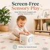 Infivra SmartMotion Cube for Toddlers 1-3 Years. Montessory Inspired - Sensory Fine Motor Skills Toy with Switches, Dials & Sliders - Quiet Travel Activity Toy - Birthday Gift for Boys & Girls. view 2