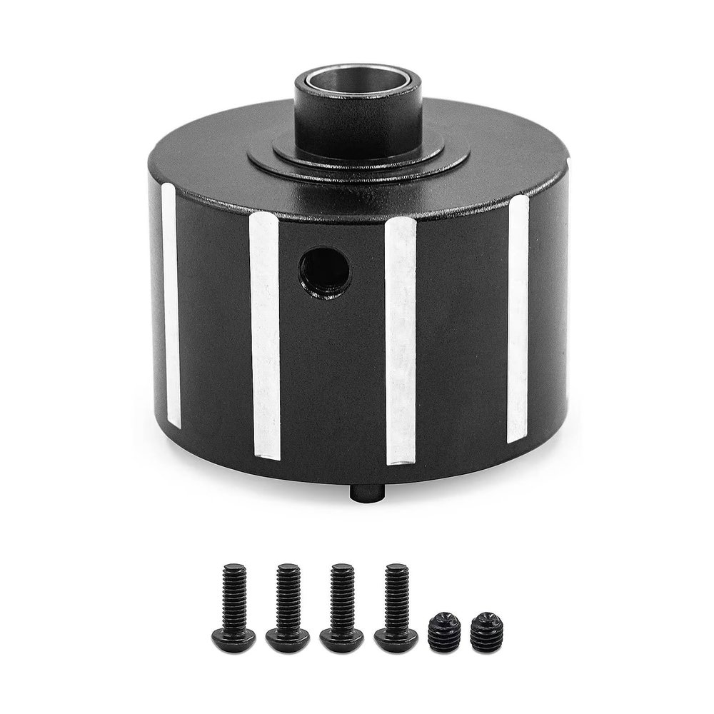 RC Automobiles Parts For Arrma For Kraton 8S For Outcast 8S For Blx 1/5 Metal Diff Case Differential Housing ARA310937 Upgrade Parts Accessories(Black)