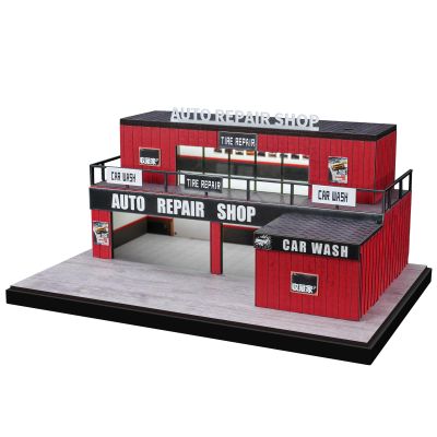 SOCANGJIA 1:64 Container Diorama Kit, DIY Display for Hot Wheels Models