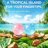 2Pcs Coconut Oil Stress Ball, 2026 New Coconut Oil Squishy, Slow Rising Non-Rebounding Stress Relief Squishy, Portable Desk Squishies Stress Ball (1.6in Pink+Blue) view 2