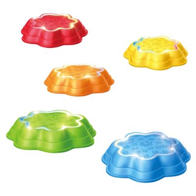Perceptual Balance Board with River Stones for Motor Skills Creativity Using Safe Green Toy