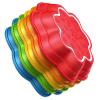 Perceptual Balance Board with River Stones for Motor Skills Creativity Using Safe Green Toy view 3