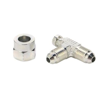 100PCS CJ-04 JIC Male 74 Degree Cone Female Seat Tee