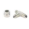 100PCS CJ-04 JIC Male 74 Degree Cone Female Seat Tee view 1
