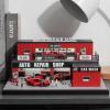 Display Case for Hot Wheels 1:64 Toy Car Garage Lighted,Auto Repair Scene view 4