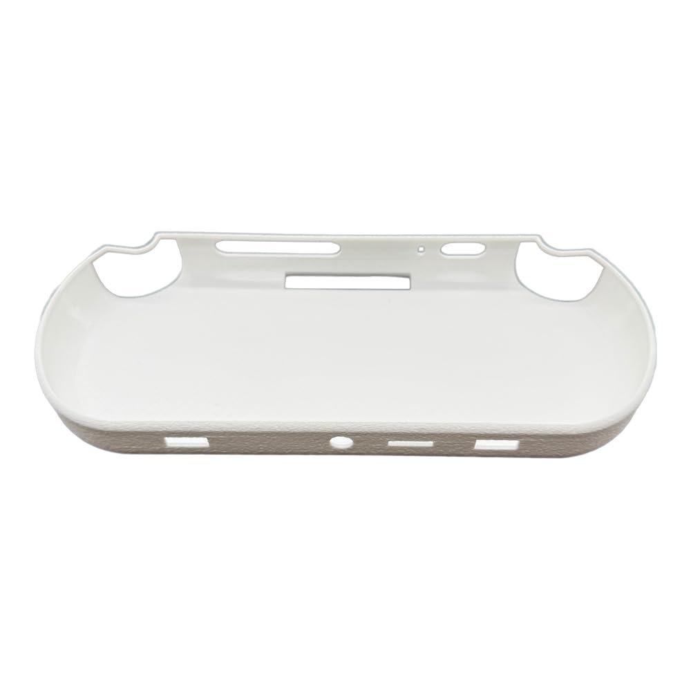 Soft TPU Protective Cover for Anbernic RG VITA / RG VITA Pro Game Console Case Anti-Scratch Shock-Absorbing Drop-Proof Wear-Resistant Washable 3D Printed Sleeve Accessories (White)