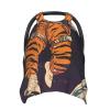 Tiger Astronaut Baby Car Seat Cover & Breastfeeding Nursing Cover - Breathable Stretch Fabric Multi-Use Nursing Cover for Breastfeeding view 2