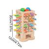 Arecobticy Educational Wooden Tower Set with Multiple Play Options for Fine Motor Skills and Learning Development in Wooden Tower view 4