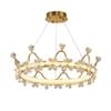 Chaners,Modern Led Crystal Crowncrystald with Remote Control Infinitely Height Adjustable Suitable for Child Room Bedroom Liviroom/All (Large) view 2