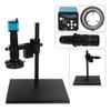 Lab Microscope Replacement Parts 38MP USB VGA HDMI Video Industrial Microscope, 1080P Freely Adjustable Stand System Recorder 180X Zoom Lens Ligh view 1