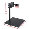 Lab Microscope Replacement Parts 38MP USB VGA HDMI Video Industrial Microscope, 1080P Freely Adjustable Stand System Recorder 180X Zoom Lens Ligh view 2