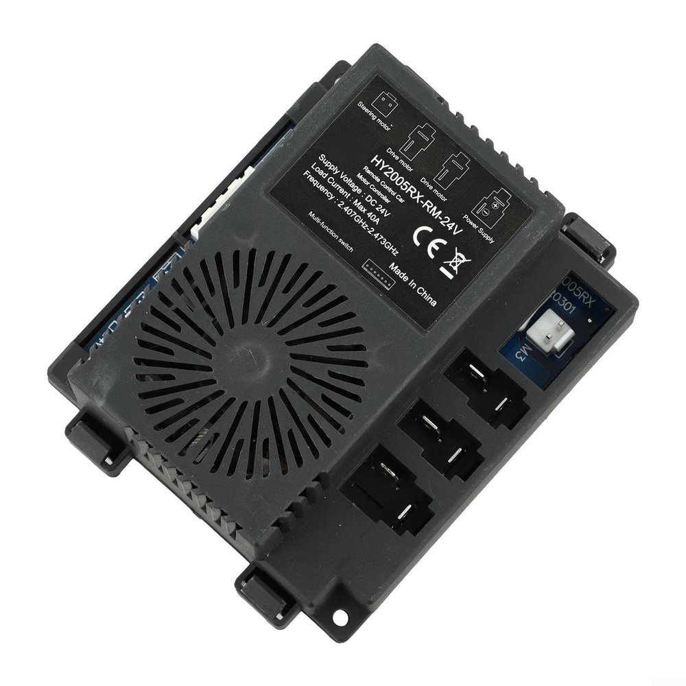 2.4G Remote Control Receiver Controller for Children Electric Car 24V Slow Start Function HY2005RX-RM-24V Replacement Parts Full Set Optional(Receiver)