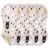 Xmycdz Pattern Cute Alpaca Baby Burp Cloths -4Pcs Soft Absorbent Muslin Washcloths Bibs Face Towel for Newborn Boys Girls 22 x 11 Inch view 1