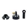 COMODO Metal Shock Absorber Caps for 1/7 RC Car Replacement Suspension Parts Compatible with 7303 Model, Aluminum Upgrade Components (1 Set)(Black) view 1