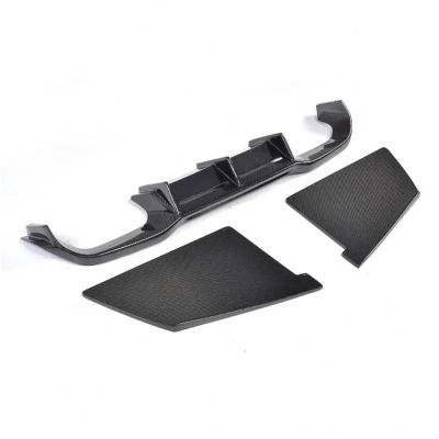 4PCS/Set Carbon Fiber Rear Bumper Diffuser for BMW F87 M2 2016-2017