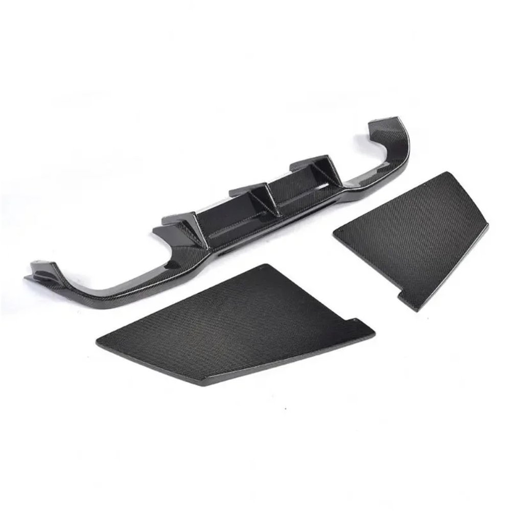 4PCS/Set Carbon Fiber Rear Bumper Diffuser for BMW F87 M2 2016-2017