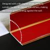 CVGfko Corner Guard Strip, Aluminum Alloy Prevent Collision Right Angle Metal, Tile Stainless Steel Edging Decoration Living Room Corner Protector.Black-1x100cm/0.4x39.4in view 3