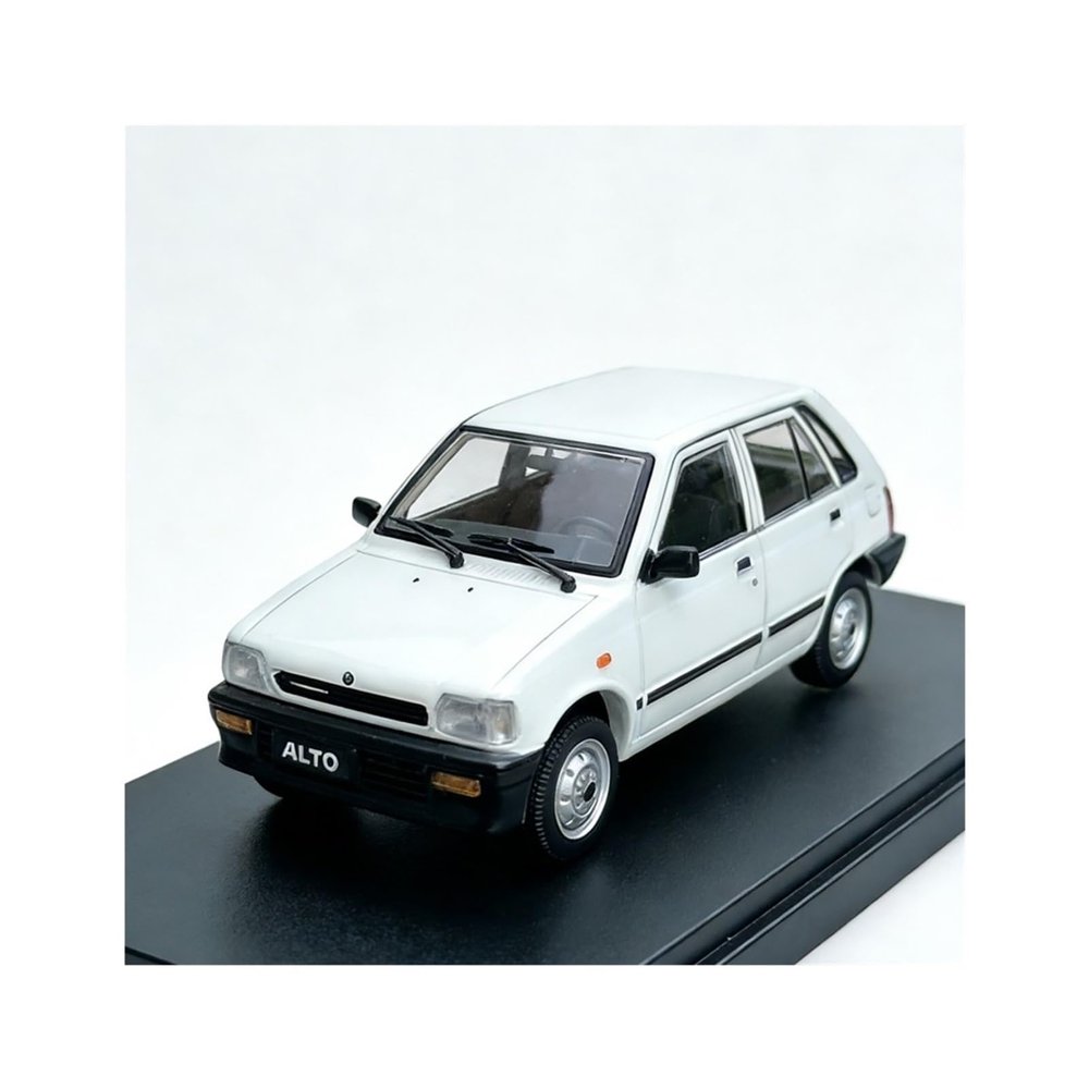 1:43 for Suzuki Diecast Model Car Classic Hobbies and Interests White Blue Vehicles(White)
