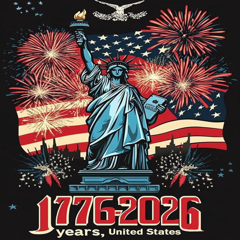 1000 Pcs Patriotic One Nation Under God Jigsaw Puzzle, 250 Years of Blessings Christian Cross & US Flag Design, American Semiquincentennial Puzzle for Adults, Perfect for Home Decor & Gifting