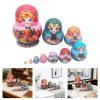 CAZSTYK Matryoshka Russian Nesting Doll Toy Russian Dolls 10 Layer Wooden for Preschool Learning Imagination Wooden Dolls view 2