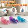 3Pcs Squishy Glitter Slow Rising,2026 New Soft Foam Stress Relief Squeeze,Suitable for Relieving Stress, Soft Cute Squeeze, Desk Decor & Gift (Pink + Blue + Purple) view 2