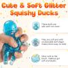 3Pcs Squishy Glitter Slow Rising,2026 New Soft Foam Stress Relief Squeeze,Suitable for Relieving Stress, Soft Cute Squeeze, Desk Decor & Gift (Pink + Blue + Purple) view 4