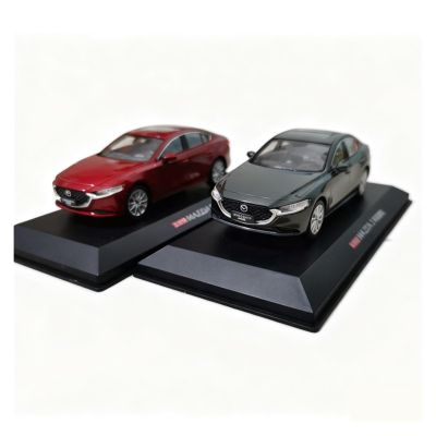 1:43 for Mazda Axela 3 AXELA Diecast Metal Model Cars Creative Desktop Ornament Gifts Vehicles(Gray)