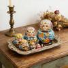 CAZSTYK Princess Art Stacking Toy Russian Nesting Dolls Art 10 Layer Wooden for Family Bonding Growth Nesting Toy view 3
