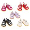 5 Pairs Doll Shoes for 18 Inch Dolls, 18in Doll Shoes Bow Dress Shoes in Purple Pink Red Black White, 18 Inch Doll Accessories, American Doll Clothes and Accessories view 2