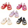 5 Pairs Doll Shoes for 18 Inch Dolls, 18in Doll Shoes Bow Dress Shoes in Purple Pink Red Black White, 18 Inch Doll Accessories, American Doll Clothes and Accessories view 4