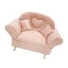 1/6 Scale Dollhouses Loveseat Sofa Model Jewelry Box for Decoration and Pretend Play Scenes Miniature Furniture view 1