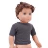 18 Inch Doll Clothes, 18 Doll Clothes and Accessories, 5 Pack Basic Short Sleeve T Shirt Tops for Doll Clothes for 18 Inch Dolls view 2