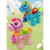 Automatic Pulling Rope LED Music Horse Toy for Interactive Play Featuring Random Color Portable Design Kids Pull String Toy view 2