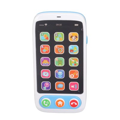 Baby Cell Phone Toys, Phones for Toddlers, Multifunction Smart Early Education Toy with 5 Modes Music and Soft Lights, for 6 - 24 Month Olds