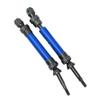 Aluminium Alloy Steel RC Drive Shaft Accessory, Replacement for ECX 2WD 1/10 RC Hobby Car, Precision CNC Machined Driveshaft with Connectors for Enhanced Stability and (Blue ECX232000NB) view 2