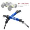 Aluminium Alloy Steel RC Drive Shaft Accessory, Replacement for ECX 2WD 1/10 RC Hobby Car, Precision CNC Machined Driveshaft with Connectors for Enhanced Stability and (Blue ECX232000NB) view 4