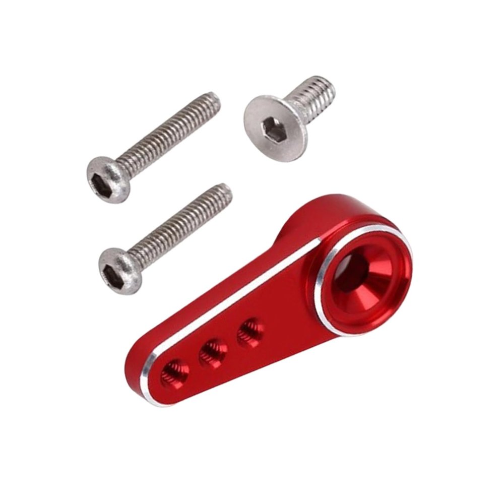2PCS 15T Aluminum Servo Arm Horn for SCX24 1/24 Scale Crawler Car Upgrades Black Servo Arm