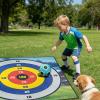 Arecobticy Interactive Soccer Play Mat for with Attachable Footballs and Foldable Design Accuracy Kicking Training Tool view 3