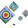 Arecobticy Interactive Soccer Play Mat for with Attachable Footballs and Foldable Design Accuracy Kicking Training Tool view 4