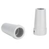 2pcs Aluminum Alloy Rear Axles Bushing, RC Car Rear Suspension Bushing, CNC Precision Machined Replacement for Wraith AX90018 90020 1/10 Scale (Silver) view 2
