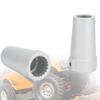 2pcs Aluminum Alloy Rear Axles Bushing, RC Car Rear Suspension Bushing, CNC Precision Machined Replacement for Wraith AX90018 90020 1/10 Scale (Silver) view 3