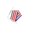 Abaodam Creative Metal Commendation Medal Five-pointed Star Lapel Pins with Ribbon Set, 5pcs Metal Brooches Party Prizes Game Awards for Boys view 2