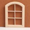 1: 12 Mini Cabin Decoration Accessories Arc Top Round Head 6-Grid Window Model (Minimum 2 Pieces Available for Sale at a Total Price of 2 Pieces) view 2