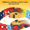 Anti-Gravity Race Track Set - 360 Electric Climbing Car with LED Lights, Flexible Modular Tracks 46PCS view 4