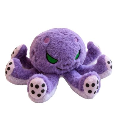 Soft Octopus Plush Toy Halloween Stuffed Animal Doll for Girls Boys Collections Christmas Birthday Gift, 14 Inches