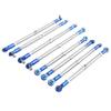 8PCS Metal Adjustable Tie Link Rods for RC Car, Blue Silver, Durable 1/10 Scale - High Strength Aluminum, Easy Upgrade for E - 2.0 view 3